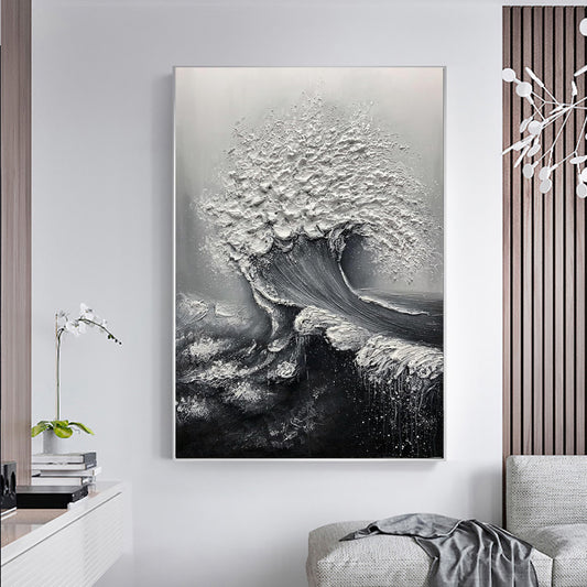 Ocean Wave Abstract Canvas Art