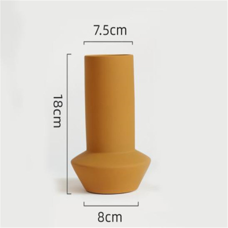 Morandi Style Decorative Vases