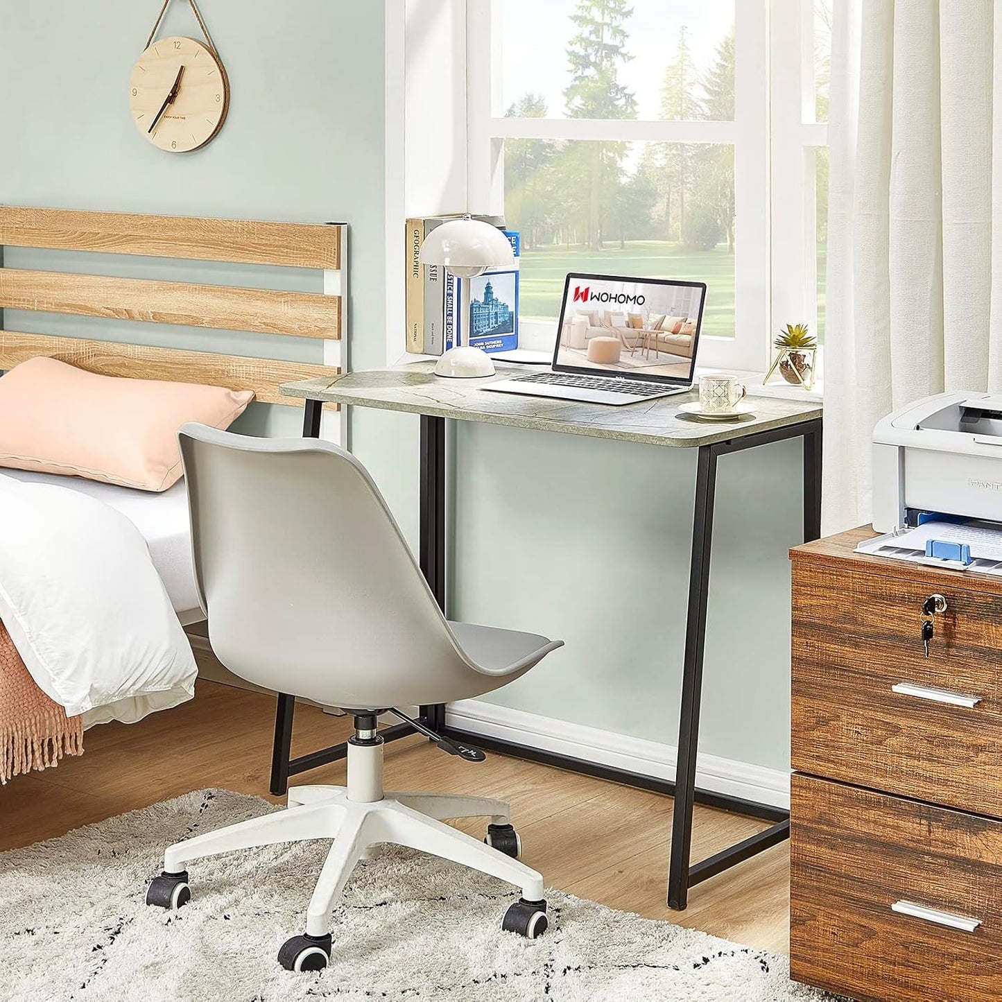 Small Foldable Computer Desk For Home Office Everyday Use