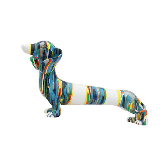 Modern Dachshund Decorative Sculpture