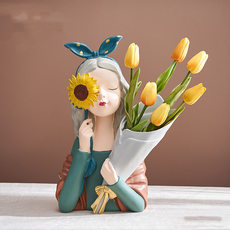 Abstract Girl Figurine Sculpture