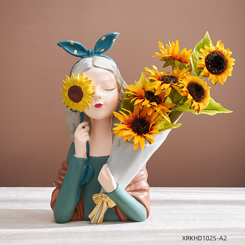 Abstract Girl Figurine Sculpture