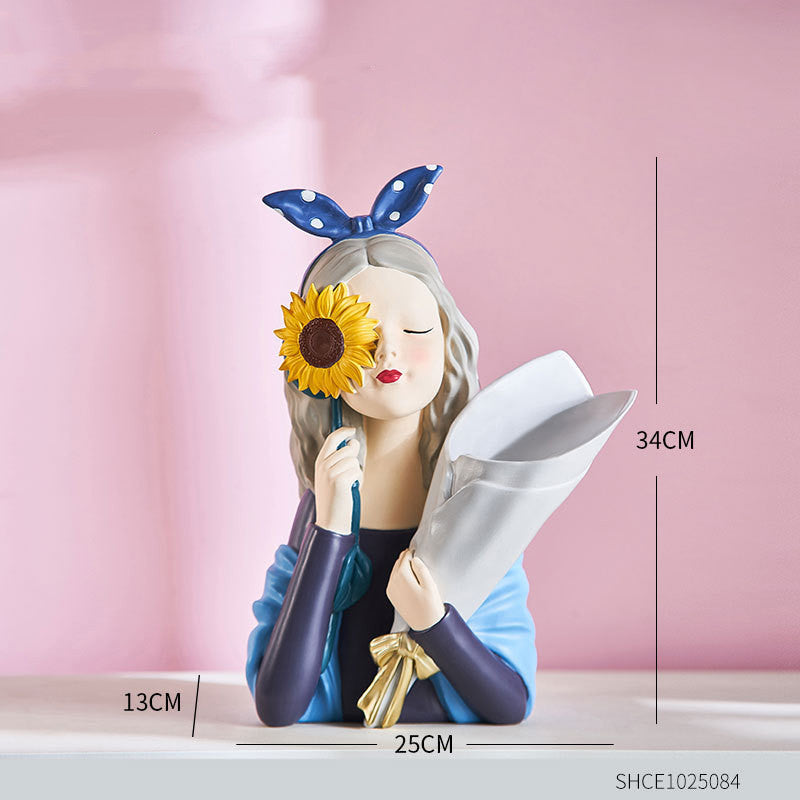 Abstract Girl Figurine Sculpture