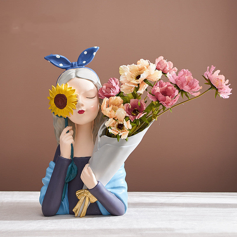 Abstract Girl Figurine Sculpture