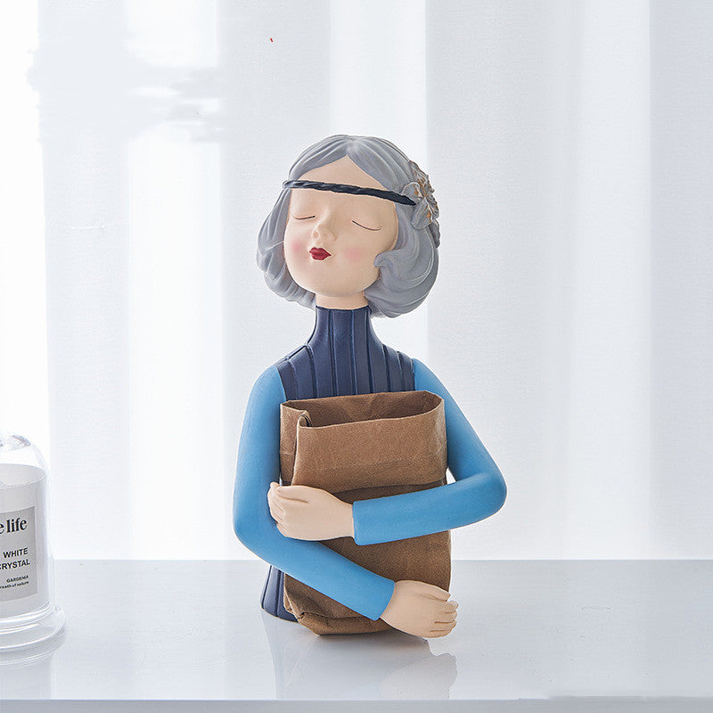 Abstract Girl Figurine Sculpture