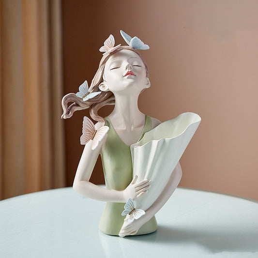 Abstract Girl Figurine Sculpture