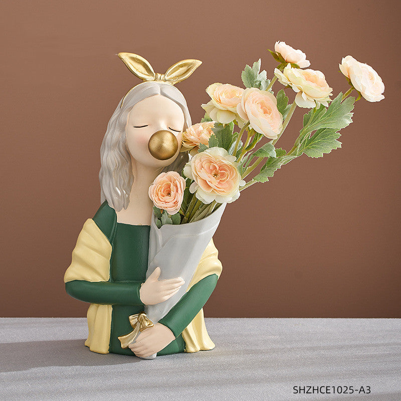 Abstract Girl Figurine Sculpture