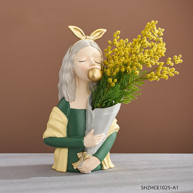 Abstract Girl Figurine Sculpture