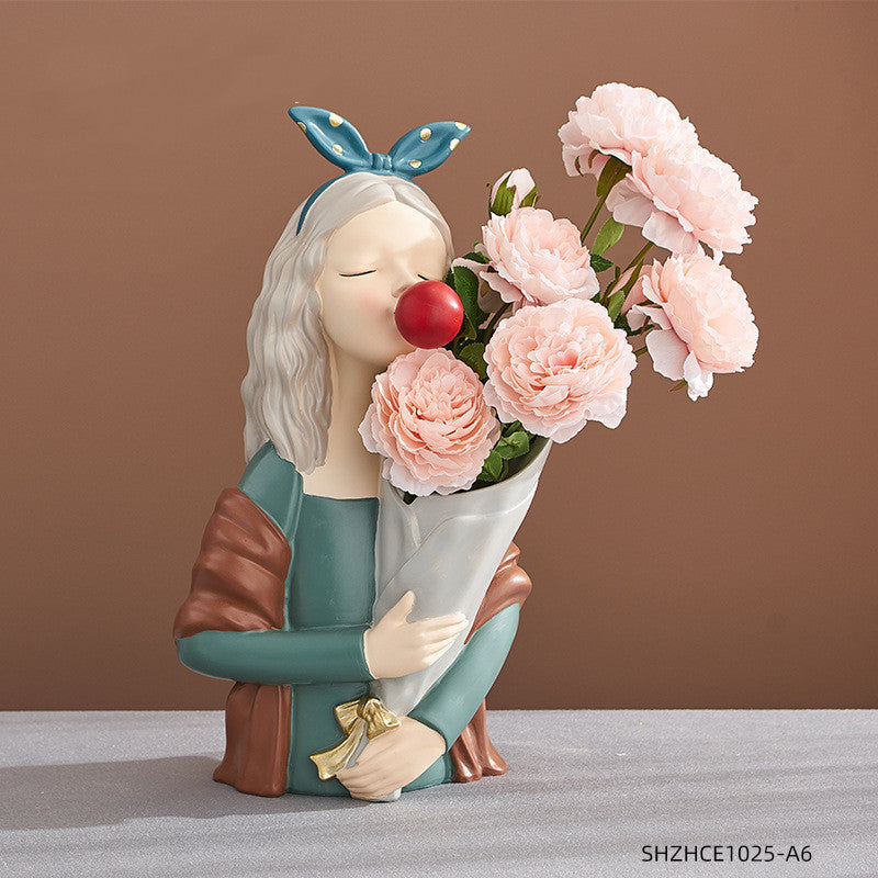 Abstract Girl Figurine Sculpture