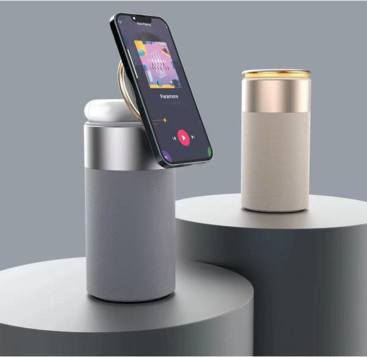 Wireless Charging Speaker with Touch Lamp